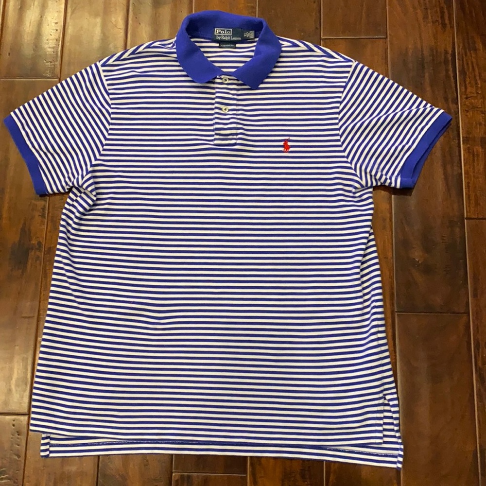 Ralph Lauren Men’s striped polo shirt - size XL
